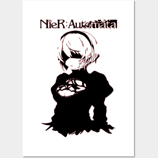 2B Nier Automata Posters and Art